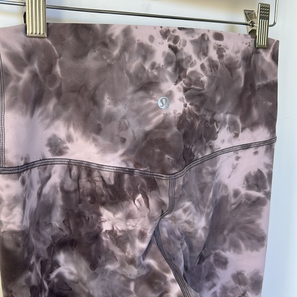 lululemon Align High-Rise Crop 23" Inseam Diamond Dye Mink Bery size 6 - Picture 5 of 8